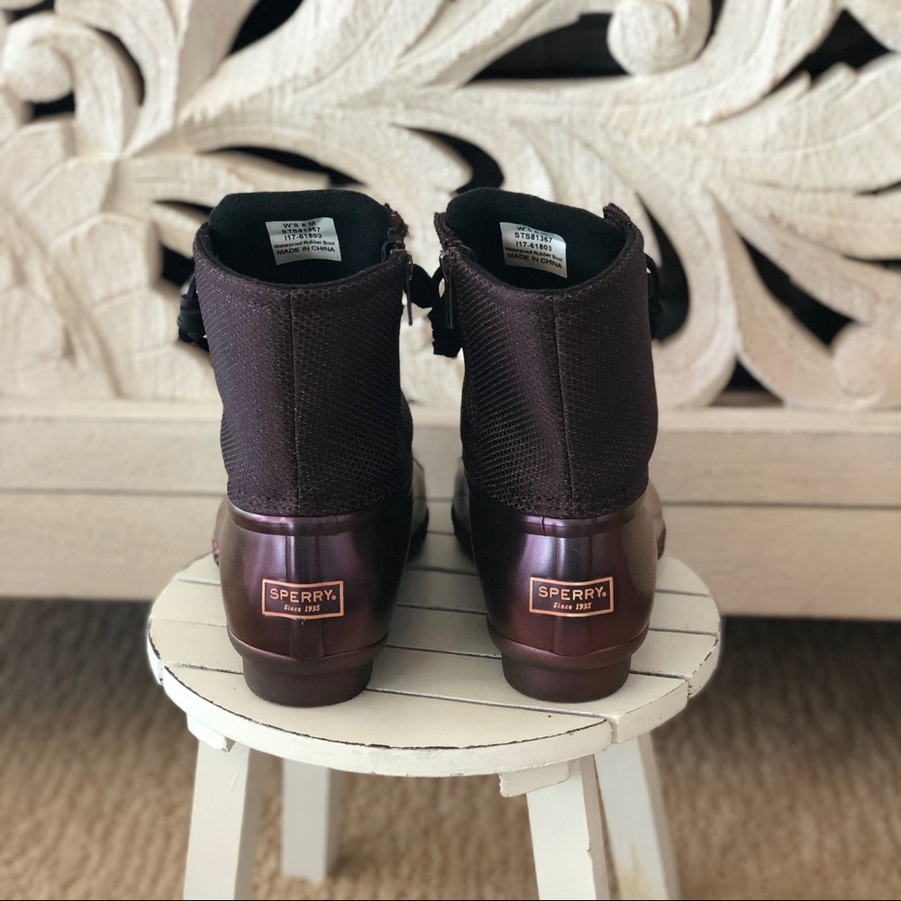 Sperry Top-Sider Metallic Duck Boots - Picture 4 of 6
